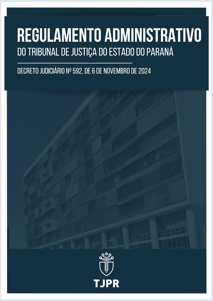 Acesso ao Regulamento da Secretaria do TJPR à esquerda